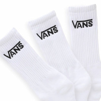VANS Socks 3 Pack Classic Crew white