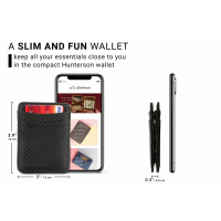 Hunterson Magic Wallet RFID black carbon edition