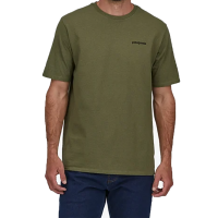 PATAGONIA T-Shirt P-6 Logo Responsibiliee wyoming green