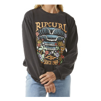RIP CURL Women Crew Tiki Tropic Relaxed washed black