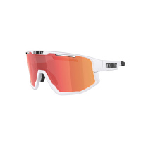 BLIZ Sunglasses Fusion matt white smoke&red mirror