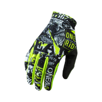 ONEAL Kids Bike Gloves Matrix Attack Black/Neon Yellow