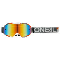 ONEAL Bike Goggles B-10 Duplex White/Gray/Orange - Radium...