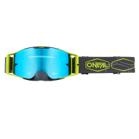 ONEAL Bike Goggles B-30 Hexx Gray/Neon Yellow - Radium Blue