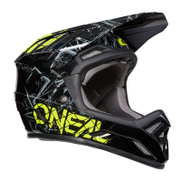 ONEAL Bike Fullface Helmet Backflip Zombie Black/Neon Yellow