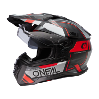 ONEAL Bike Helmet D-Srs Square Black/Gray/Red