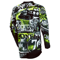 ONEAL Bike Jersey Element Attack Black/Neon Yellow