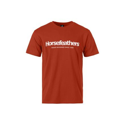 HORSEFEATHERS Quarter T-Shirt (Orange Rust)